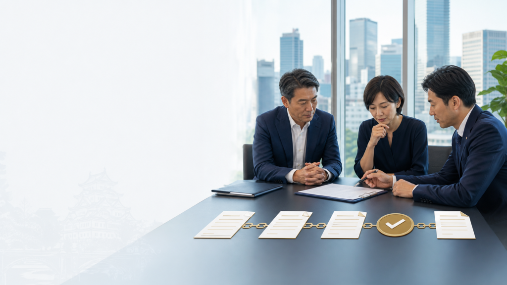名古屋・愛知の中小企業M&Aで資本変更時の契約同意と取引継続を検討するアイキャッチ画像