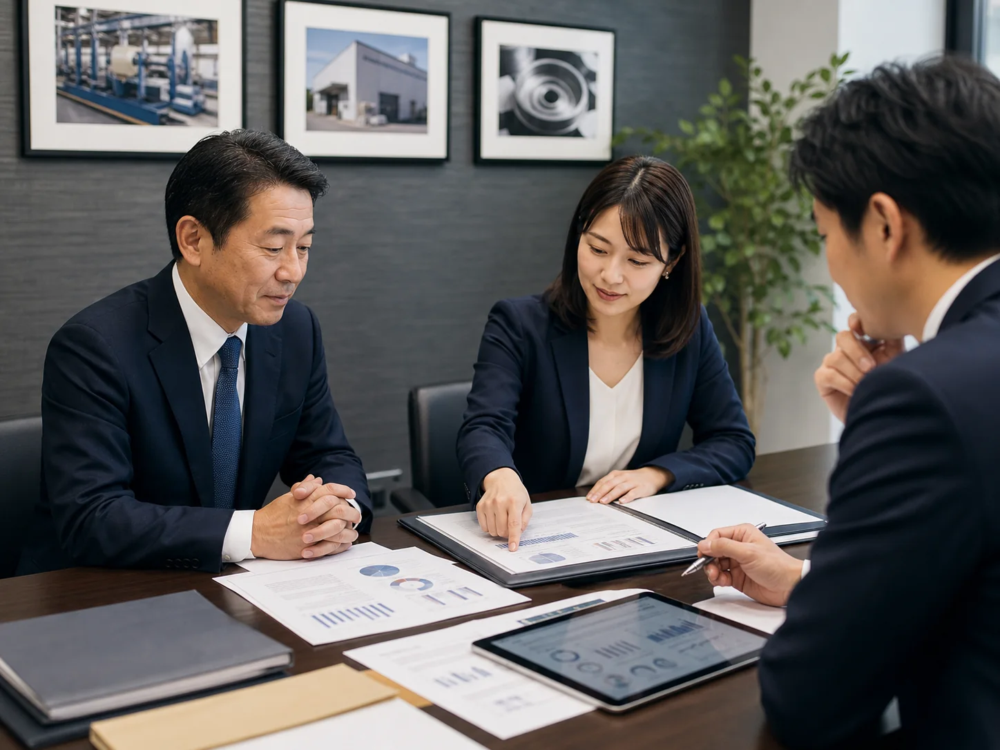 名古屋企業の承継条件を整理する相談風景